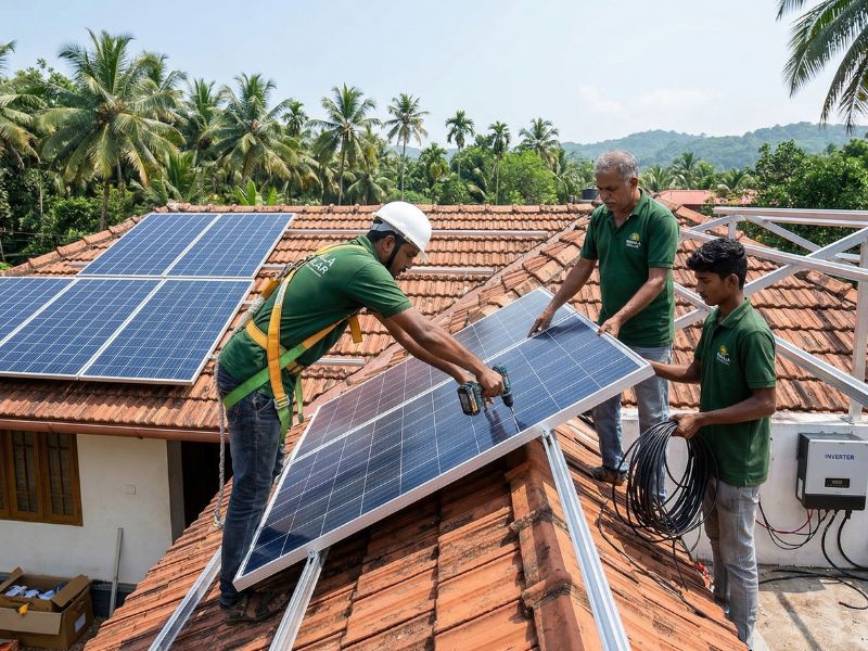 Kerala Solar Installation